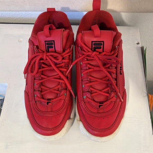 Fila Red Disruptor II Sneakers - Picture 2 of 8